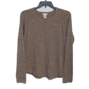 SWEET ROMEO ACRYLIC SWEATER WOMENS XL BROWN‎